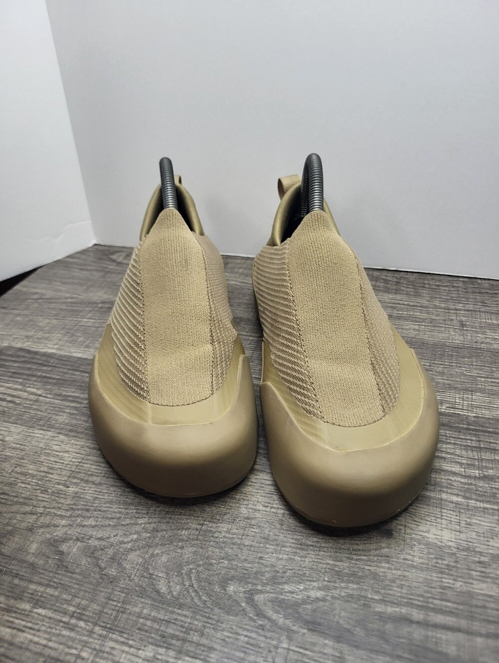 Arc'teryx Kragg Black Women's Size 8 Canvas Tan Vibram Soles Slip On Shoes - Picture 4 of 11